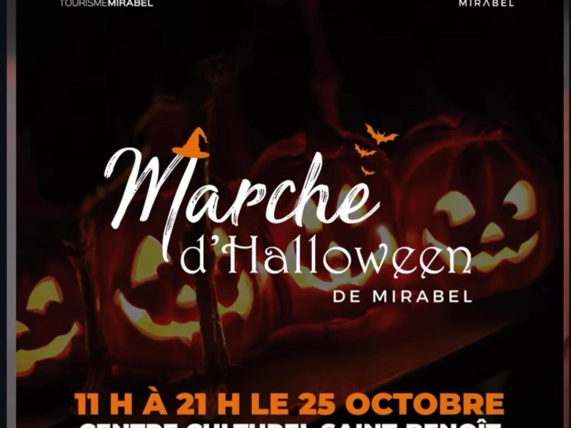 Découvrez le Premier Marché d’Halloween à&nbsp;Mirabel