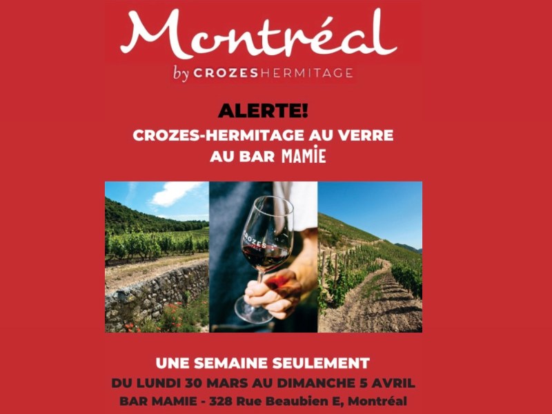 À la Découverte de Crozes-Hermitage au Bar Mamie: Une Semaine de Vins à Ne Pas&nbsp;Manquer!
