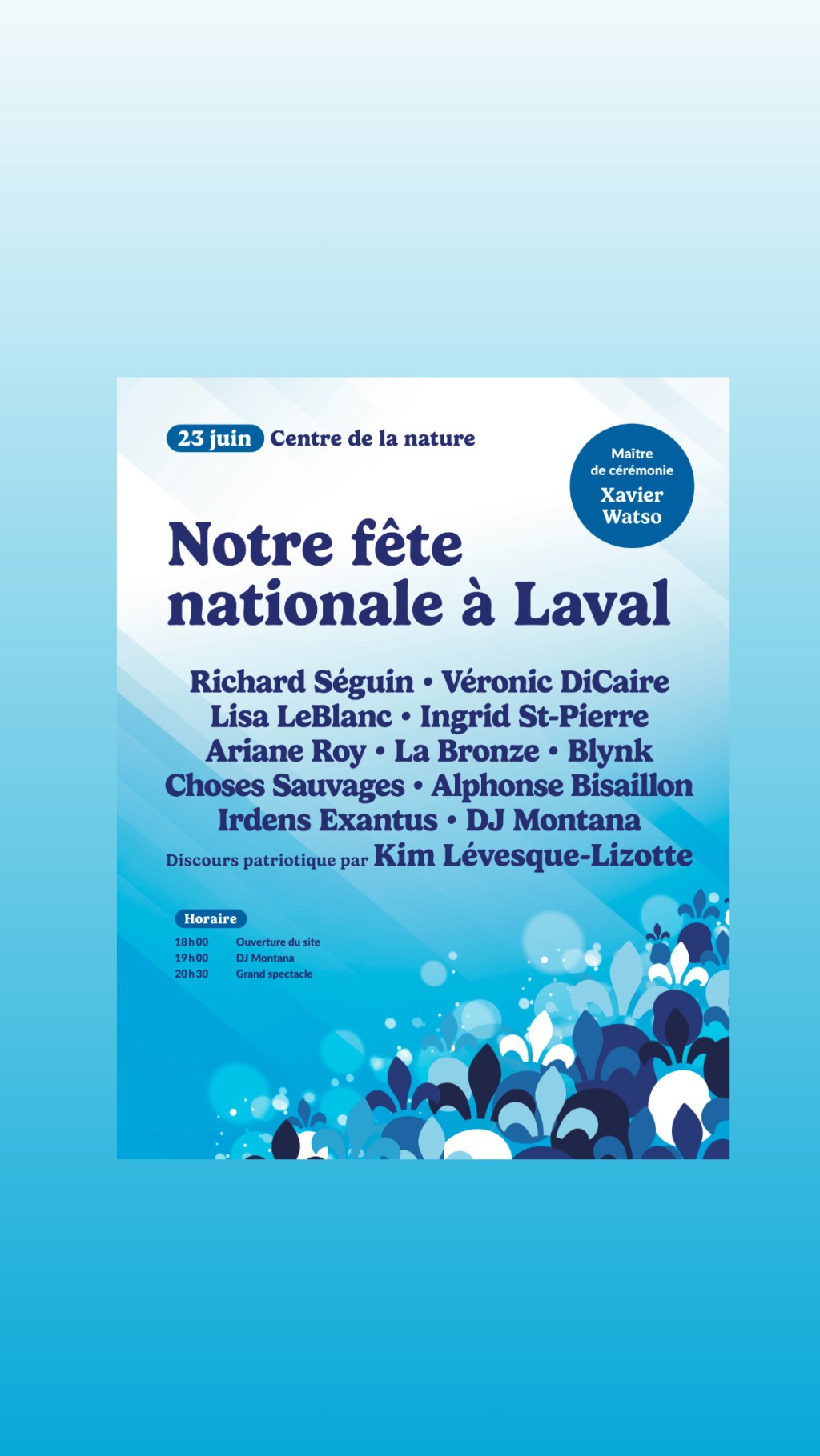 La fête nationale du Québec à&nbsp;Laval