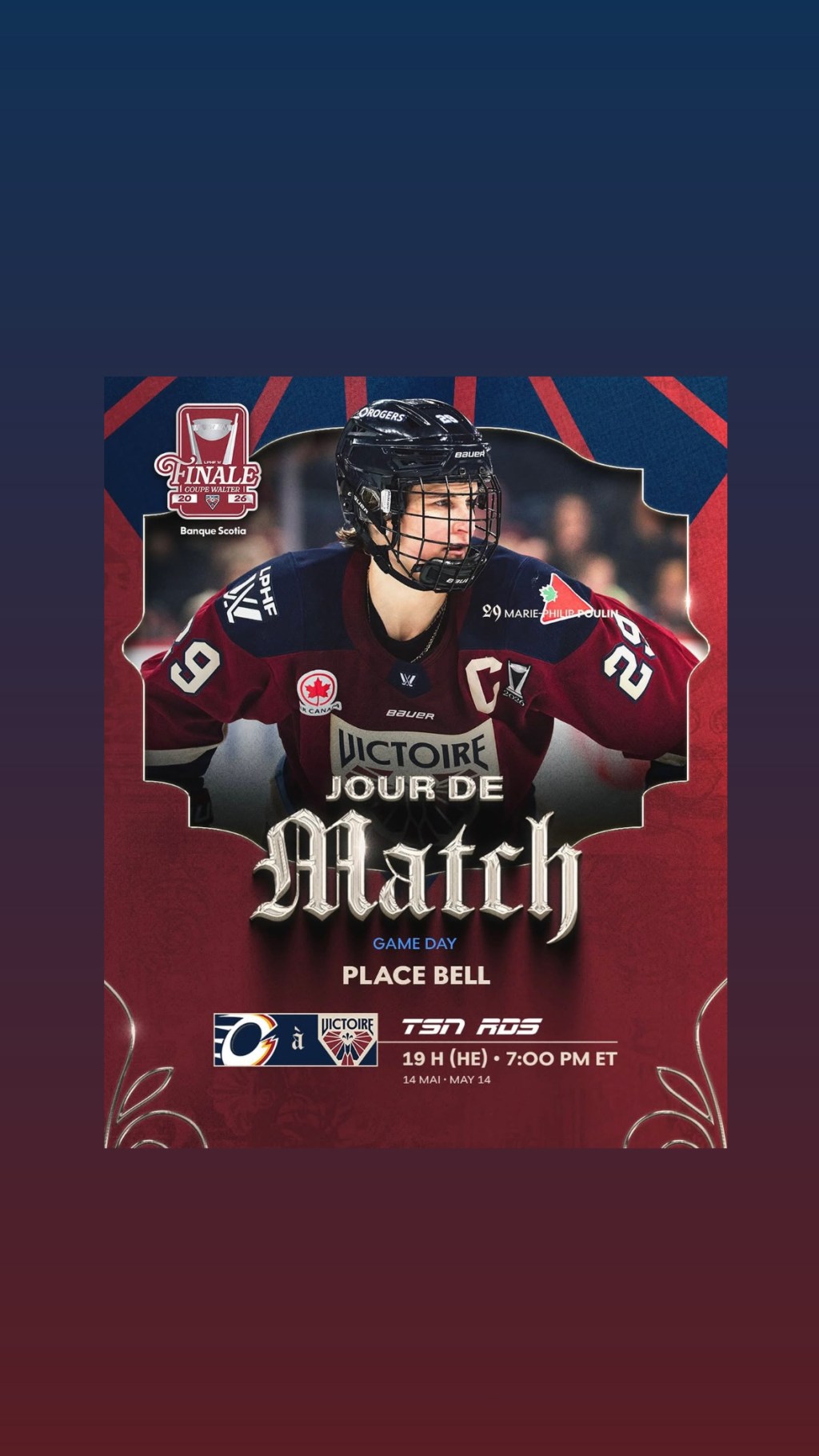 Jour de Match! Victoire de&nbsp;Montréal.